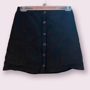 hollister button up skirt